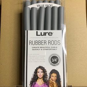 Hair styling rubber rods
